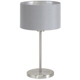 Eglo Maserlo stolna/1, e27, nikl/mat, siva | shoptok.hr