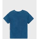 Sinsay Pamučna majica loose fit s ispranim efektom i prišivkom | shoptok.hr