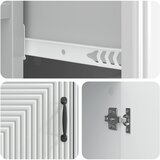  Kreveta s ladicama Bijela visokog sjaja 66 x 34,5 x 89,5 cm | shoptok.hr