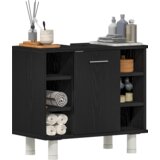  Kupaonski ormar Crni hrast 60 x 32 x 54 cm Konstruirano drvo | shoptok.hr