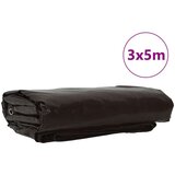 vidaXL Cerada 650g / m² Smeđa 3 x 3 m Platno s PVC premazom | shoptok.hr