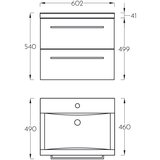 Pino Art lavabo sa ormarićem 60 Sigma 0421 | ePonuda.com