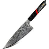  Damaskovski kuhinjski nož ZA-37461 - Santoku / Crna / Crvena KP37461 | shoptok.hr