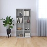vidaXL Ormarić za knjige / komoda siva boja hrasta 66x30x130 cm drveni Cijene