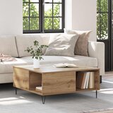  Kava Stol Umjetnički hrast 80 x 80 x 36,5 cm Konstruirano drvo Cijene