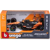 Bburago: McLaren Racing MCL38 (2024) F1 bolid, metalni model automobila 1/43 (Lando Norris #4)