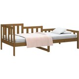  Dnevna postelja medeno rjava 90x190 cm trdna borovina, (20647272) | Shoptok.si