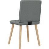 Jedilni stoli 4 kosi temno sivo blago | Shoptok.si