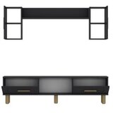 Hanah home tv polica yosun bohem anthracite sapphire oak | ePonuda.com