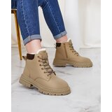 Resti Gray-brown women's insulated trapper boots Radoras | Shoptok.si