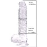 Loving Joy 2024 Dildo Loving Joy With Balls Clear 8'' | Shoptok.si