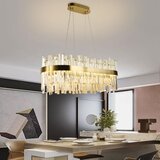  LED prigušiva kristalni luster na sajli LED/90W/230V + daljinski upravljač | Eponuda.com