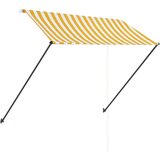  Tenda na uvlačenje s LED svjetlima 250 x 150 cm žuto-bijela | shoptok.hr