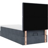  Okvir kreveta s madracima tamnosivi 80x200cm baršunasti | shoptok.hr