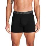 Muške bokserice Perf Cotton 6in 3Pack Black XL