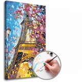  Slikanje po številkah PREMIUM GOLD - Eiffel Tower (set za) | Shoptok.si