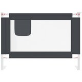  Sigurnosna ogradica za dječji krevet tamnosiva 90x25 cm tkanina | Eponuda.com