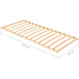 vidaXL Letveno dno za posteljo 13 letvic 90x200 cm | Shoptok.si