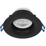 Eglo 902273 - LED kupatilsko ugradno svetlo SALABATE LED/4,9W/230V pr.8,8cm IP65 crno | Eponuda.com