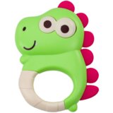 Lean_Toys Komplet ropotulj, grizala, pisane pastelne živali, 4 kosi | Shoptok.si