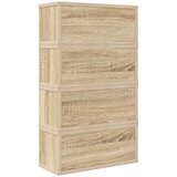  Stalak za CD-ove 4 kom. Hrast sonoma 40 x 17 x 17 cm | shoptok.hr