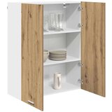 vidaXL Viseča omarica s polico Riga Umetni hrast 80 x 31 x 100 cm | Shoptok.si