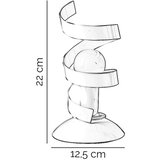  ONLI - Stona lampa ZOE 1xE14/6W/230V 22 cm bela | Eponuda.com