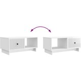  Kava Stol Bijela visokog sjaja 90 x 50 x 40 cm | shoptok.hr
