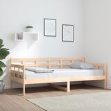 The Living Store Dnevna postelja 90x190 cm trdna borovina - Dnevna Postelja, (21508659) Cene