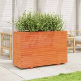  Vrtna sadilica voštano smeđe boje 110x40x72 cm od borovine | shoptok.hr