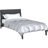  Poletna odeja srebrna 220 x 140 cm Satin in mikrovlakna, (5000147893) | Shoptok.si