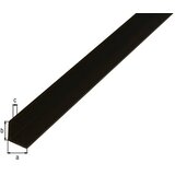 Alberts Kotni profil (2.600 x 10 x 10 mm, Debelina: 1 mm, Plastika, Črna) | Shoptok.si