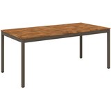  Stol za večeru u vrtu Prirodna i kava 180 x 88,5 x 75 cm | shoptok.hr