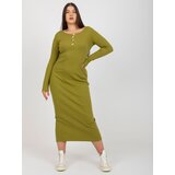 FANCY Dress-FA-SK-0244.96-olive | shoptok.hr