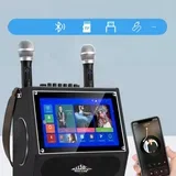 karaoke sistem sa 15" touch tabletom i dva bežična mikrofona