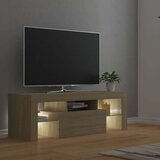 TV ormarić s LED svjetlima boja hrasta sonome 120 x 35 x 40 cm | shoptok.hr