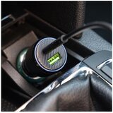 Swissten punjač za auto USB-C PD + USB-A, 38W CRNI + kabel USB-C USB-C, 1m | shoptok.hr