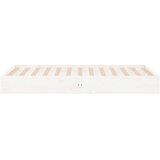  Okvir za krevet od masivnog drva bijeli 90 x 200 cm | shoptok.hr