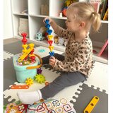 Woopie Green Montessori slagalica s klinovima u kutiji, toranj s perlicama | shoptok.hr