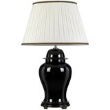 Elstead Lighting Elstead Lightbox Chiling Orientalska keramična namizna svetilka z 1 lučjo in visokim bombažnim senčnikom v barvi slonovine Empire, (22100388) | Shoptok.si