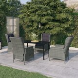  5-dijelni vrtni blagovaonski set svjetlosivi | shoptok.hr