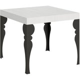 Itamoby   Paxon (90x90/246 cm) - bela, barva nog: antracit - raztegljiva jedilna miza, (20841762) Cene