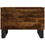 vidaXL klubska mizica 2 kosa dimljeni hrast 50x46x35 cm inženirski les | Shoptok.si