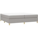  Box spring posteljni okvir svetlo siv 200x200 cm blago, (20735073) | Shoptok.si