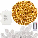  LED lampice na baterije - 100 lampica toplo bijele | shoptok.hr