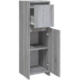 vidaXL kopalniška omarica siva sonoma 30x30x95 cm konstruiran les | Shoptok.si