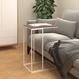 Furnova Stranska mizica bela 40x30x59 cm konstruiran les, (21914078) Cene