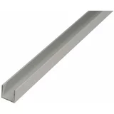 MM Aluminijasti U profil Stabilit (1.000 x 20 x 20 mm, debelina: 1,5 mm, eloksiran aluminij)