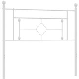  Kovinsko vzglavje belo 107 cm, (21142390) | Shoptok.si