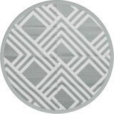 Vanjski tepih ARAKIL sivi Ø120 cm PP | shoptok.hr